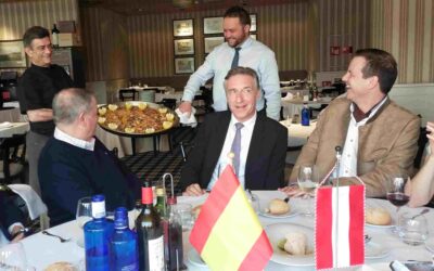 Paella-Essen mit dem österreichischen Botschafter in Madrid 05.06.2023
